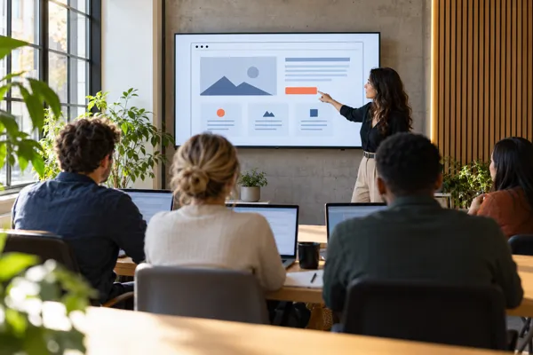 SEO courses — illustrative scene