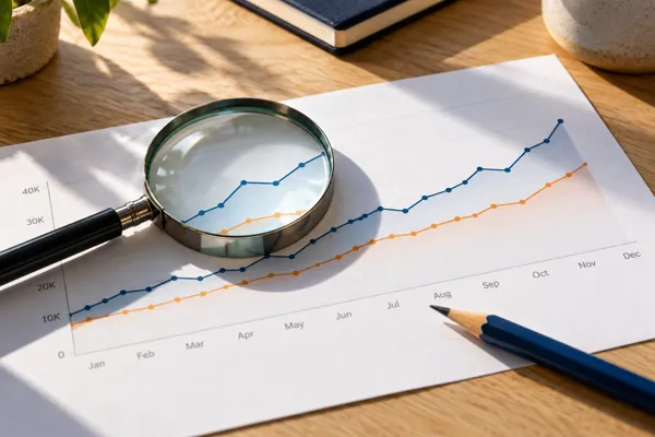SEO and search visibility — illustrative scene