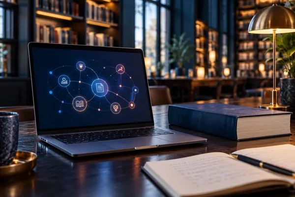 SEO for AI search — illustrative scene